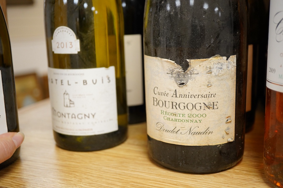 Chateau Liot Sauternes, 2009, two bottles, and twelve other bottles of white wine